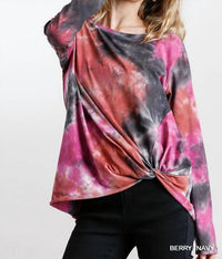 Umgee - Tie Dye Knot Top