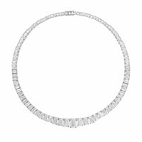 Diana M Jewels - Women's Emerald Lab-Grown Diamond Pendant Necklace (30.00 Ct) - Signature