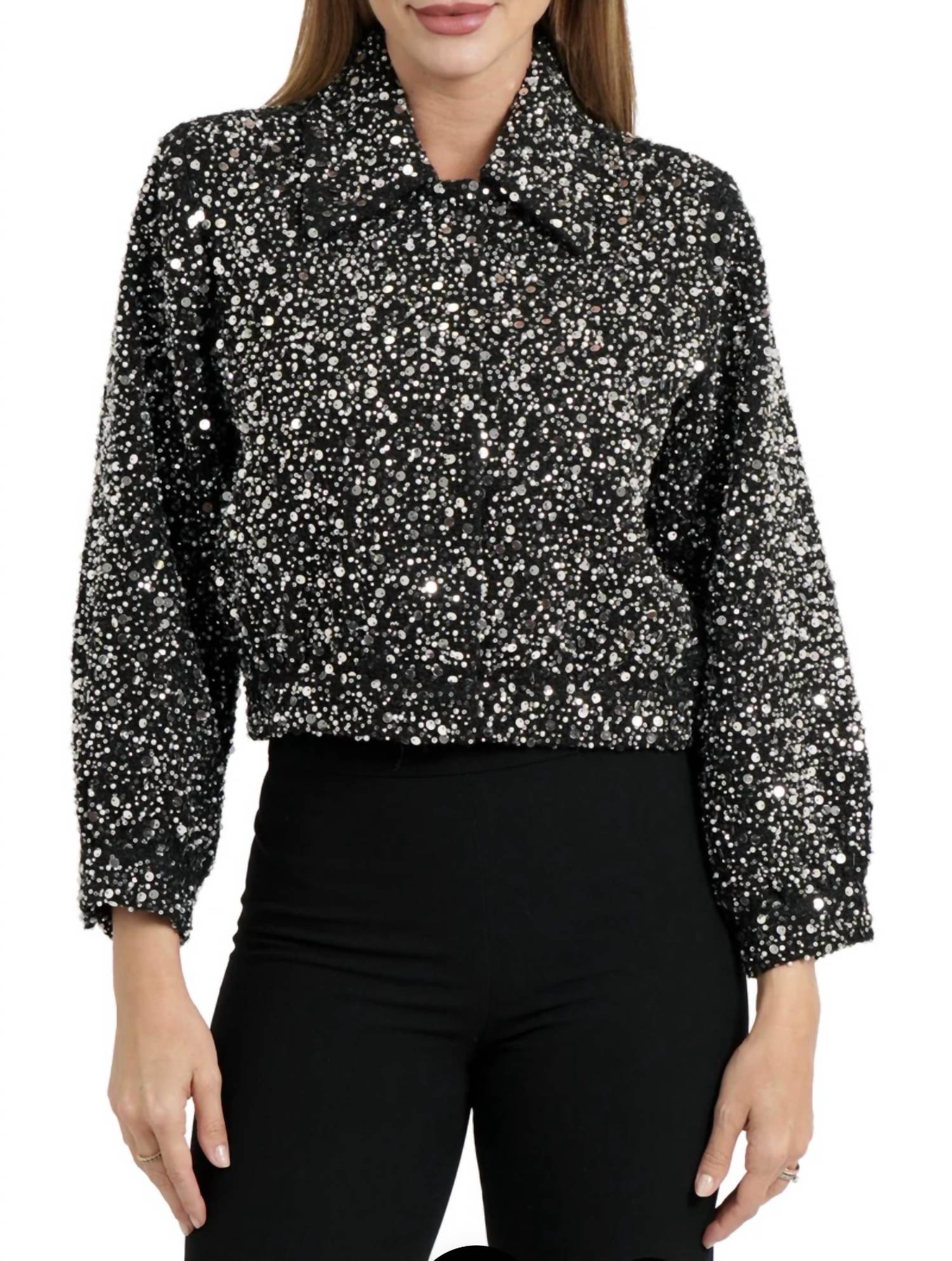 Love Token - Jeweled Bomber Jacket