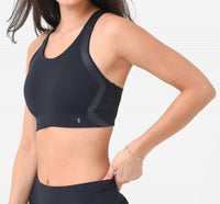 on Performance Bra in black - women's intimate - alternate view