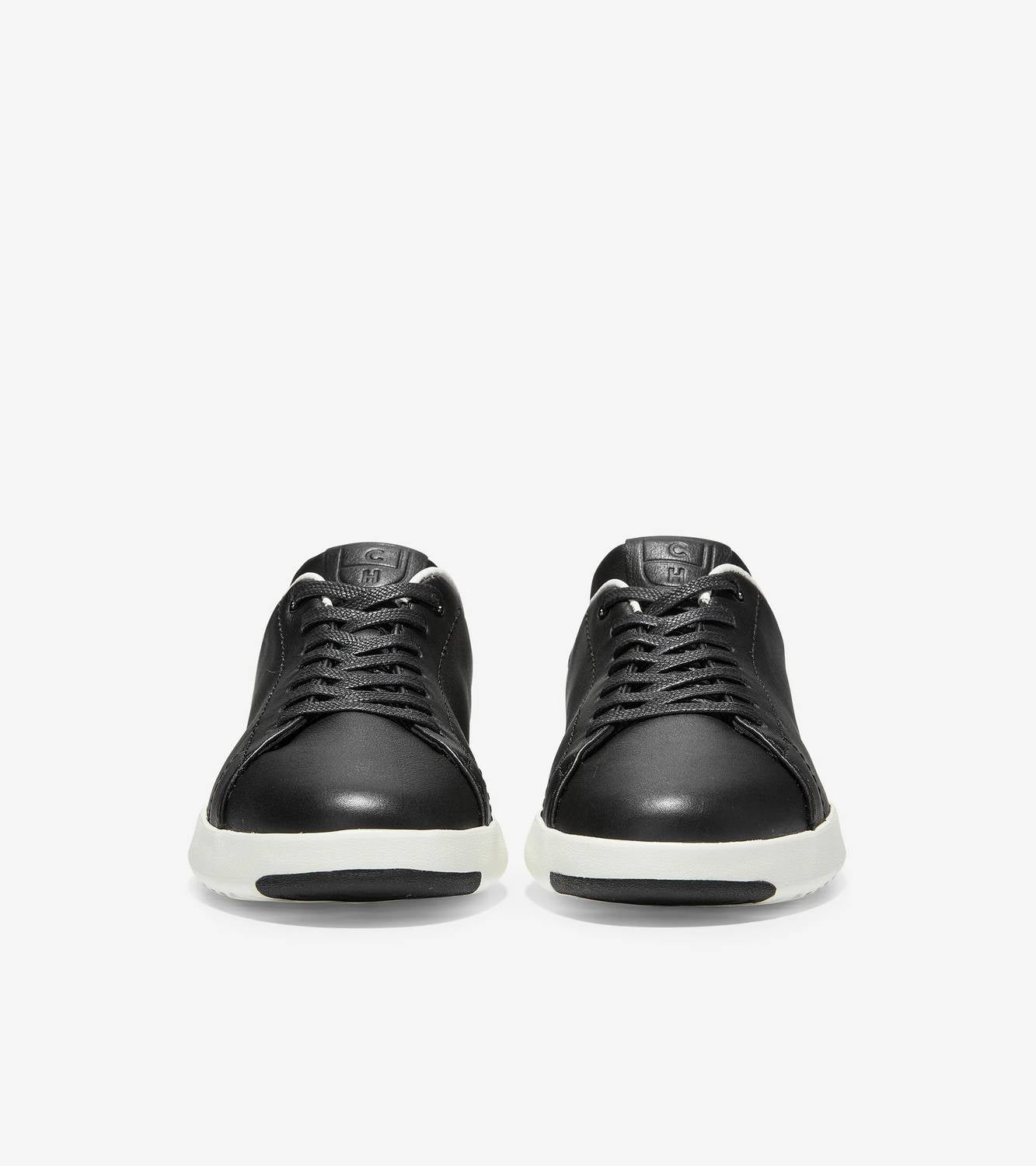 COLE HAAN Women's Grandpro Tennis Sneaker in black optic white - women's sneaker - alternate view