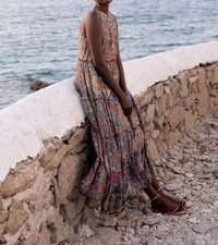 Oliphant - Ruffle Tiered Maxi Dress