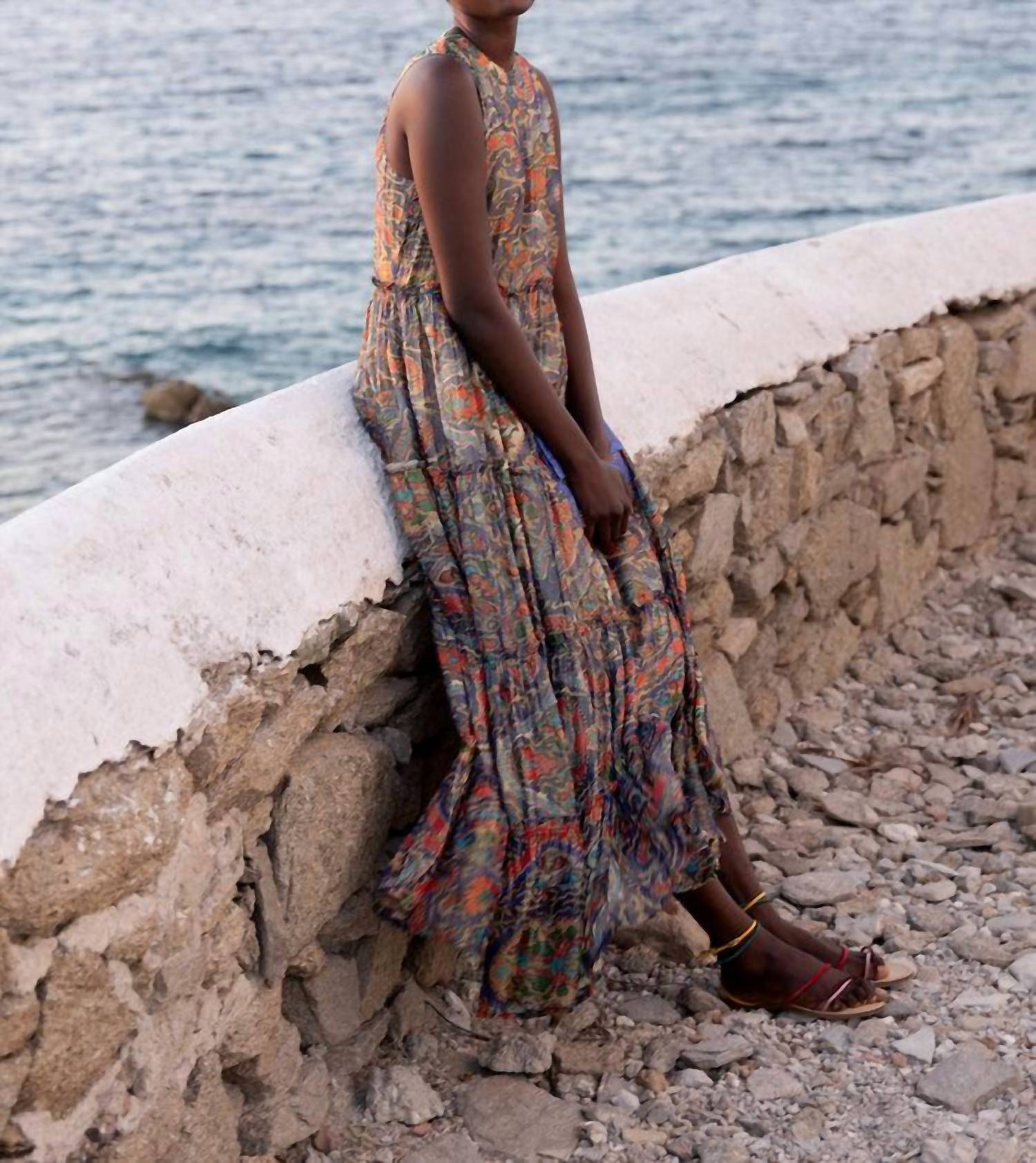 Oliphant - Ruffle Tiered Maxi Dress