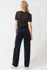 soeur Celestin Trouser in anthracite grey - women's pants - detail view