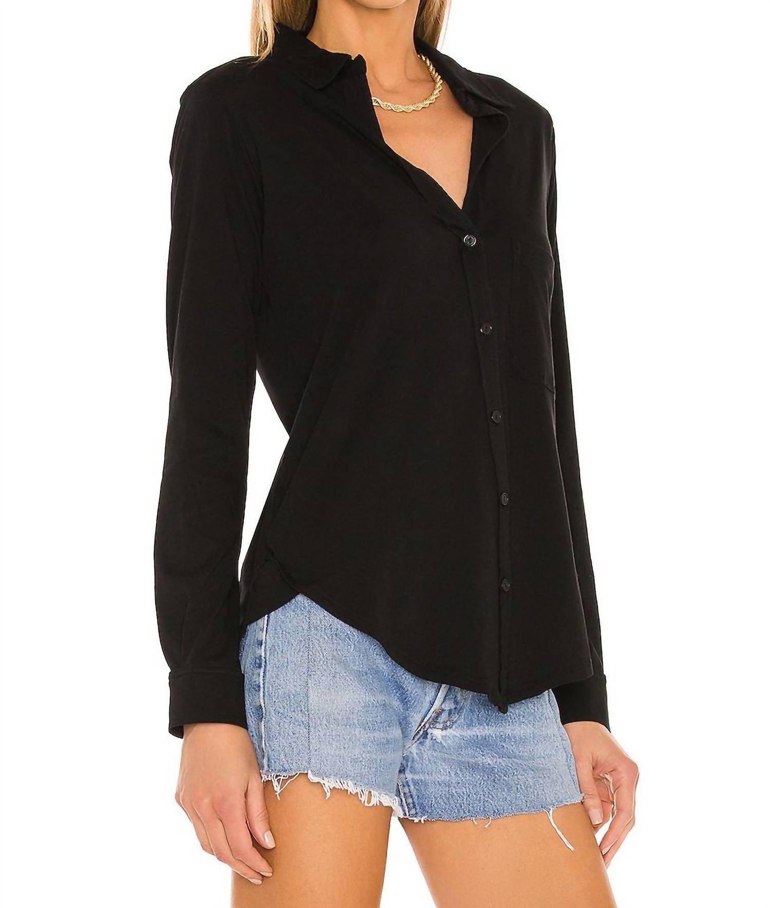 Bobi - Dee Classic Button Front Shirt