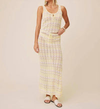 Splendid - Eleni Stripe Sweater Skirt