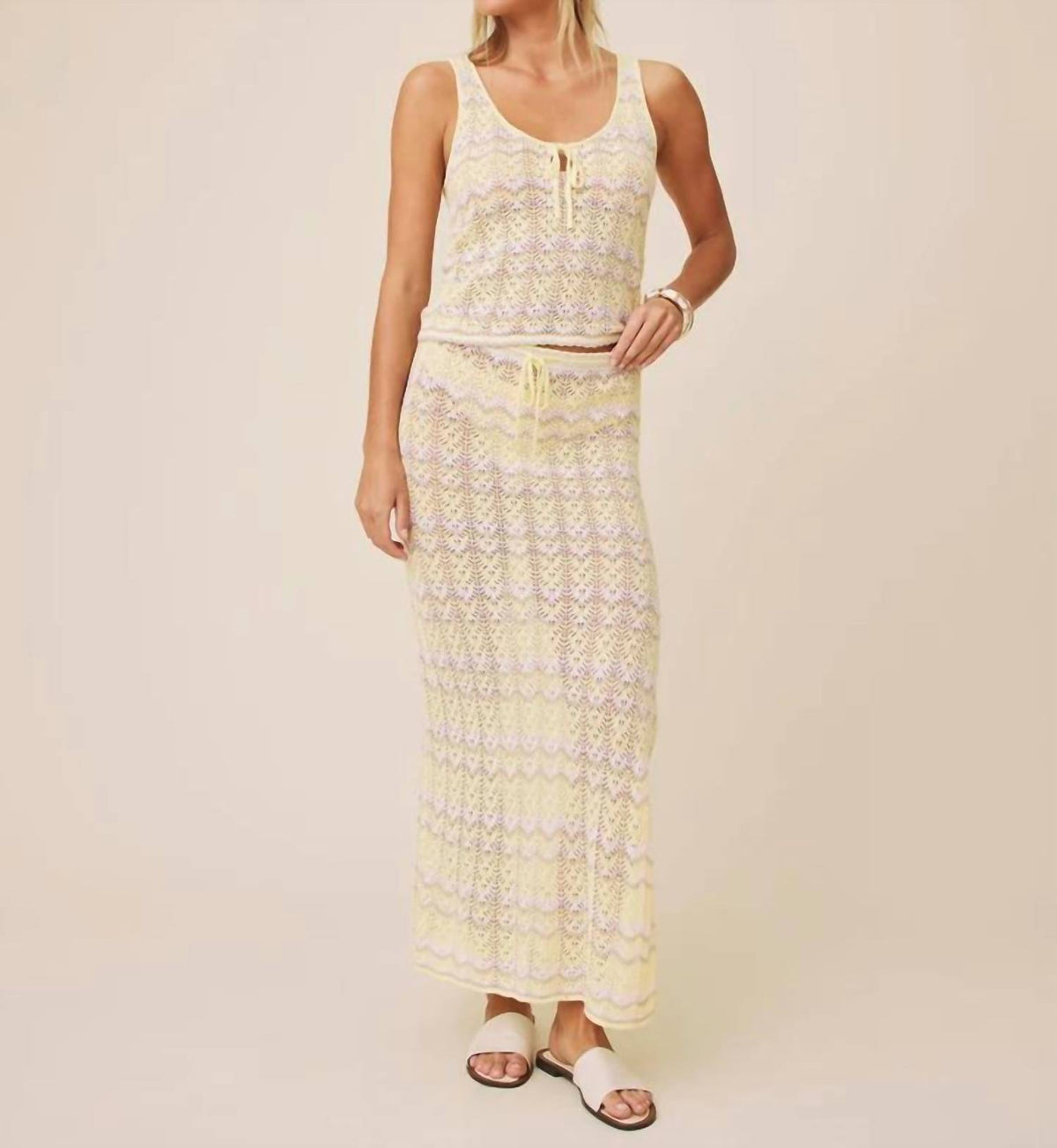 Splendid - Eleni Stripe Sweater Skirt