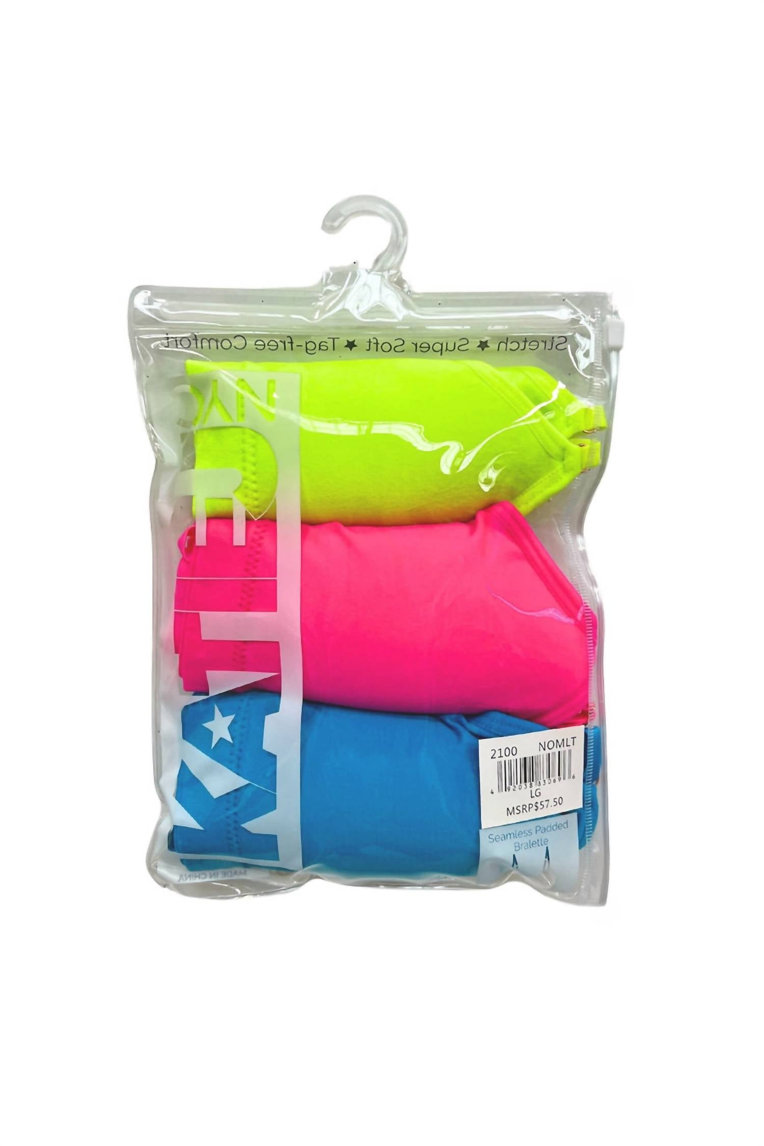 Katie J Nyc - Tween's Seamless Cami Bralette 3 Pack