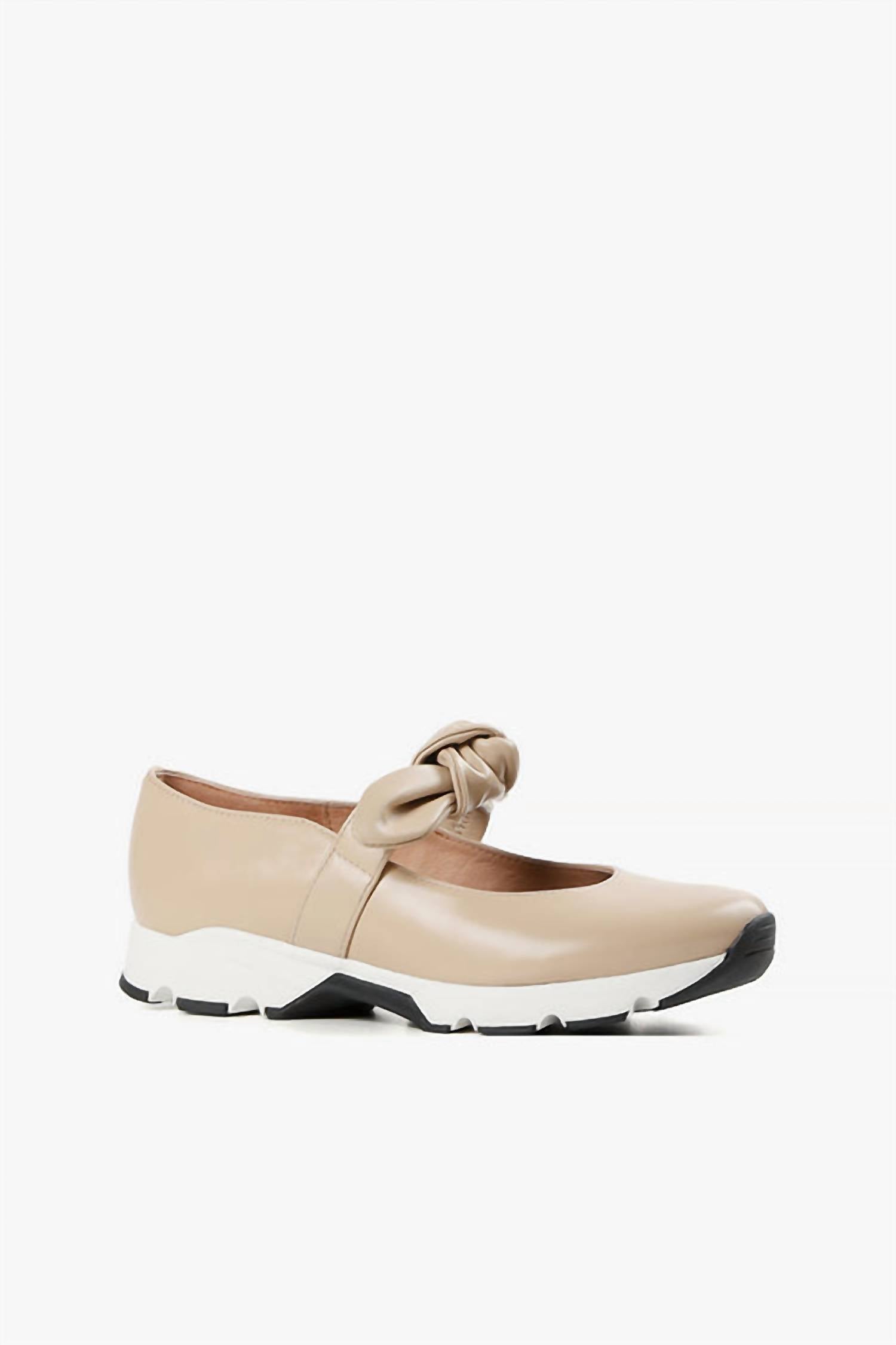 All Black - Women's Big Bow Mj Slip On