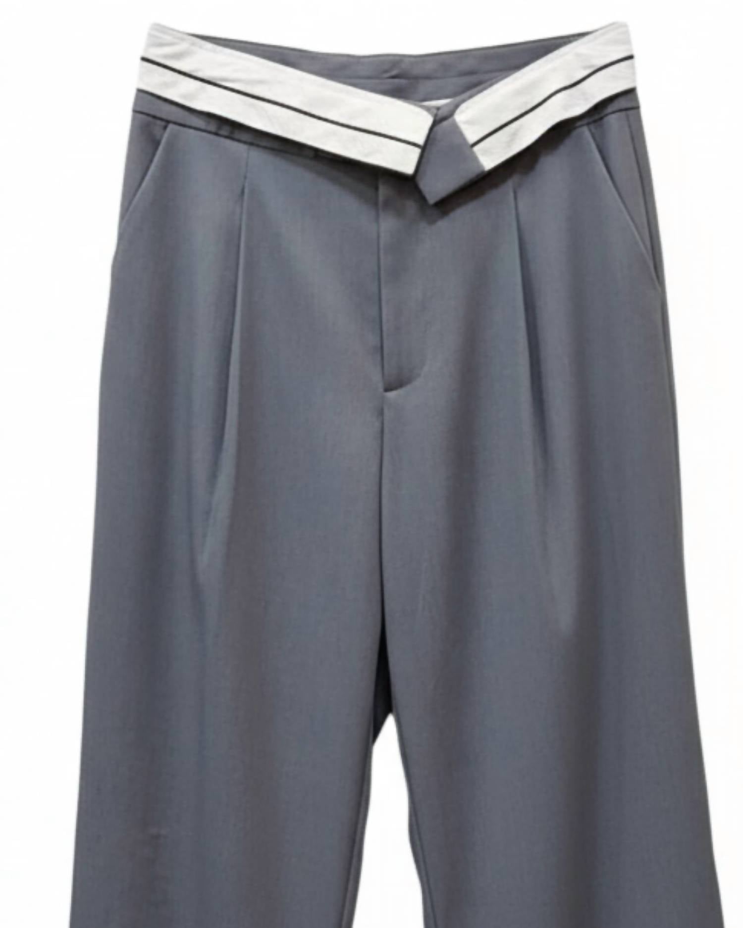 Art & Love Usa - Women's Foldover Waist Wide Leg Pant