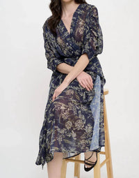 Meet Me In Santorini - Winter Odyssey Maxi Dress