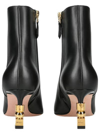Bally - Women's Helena Bead Embellished Leather Ankle Boots