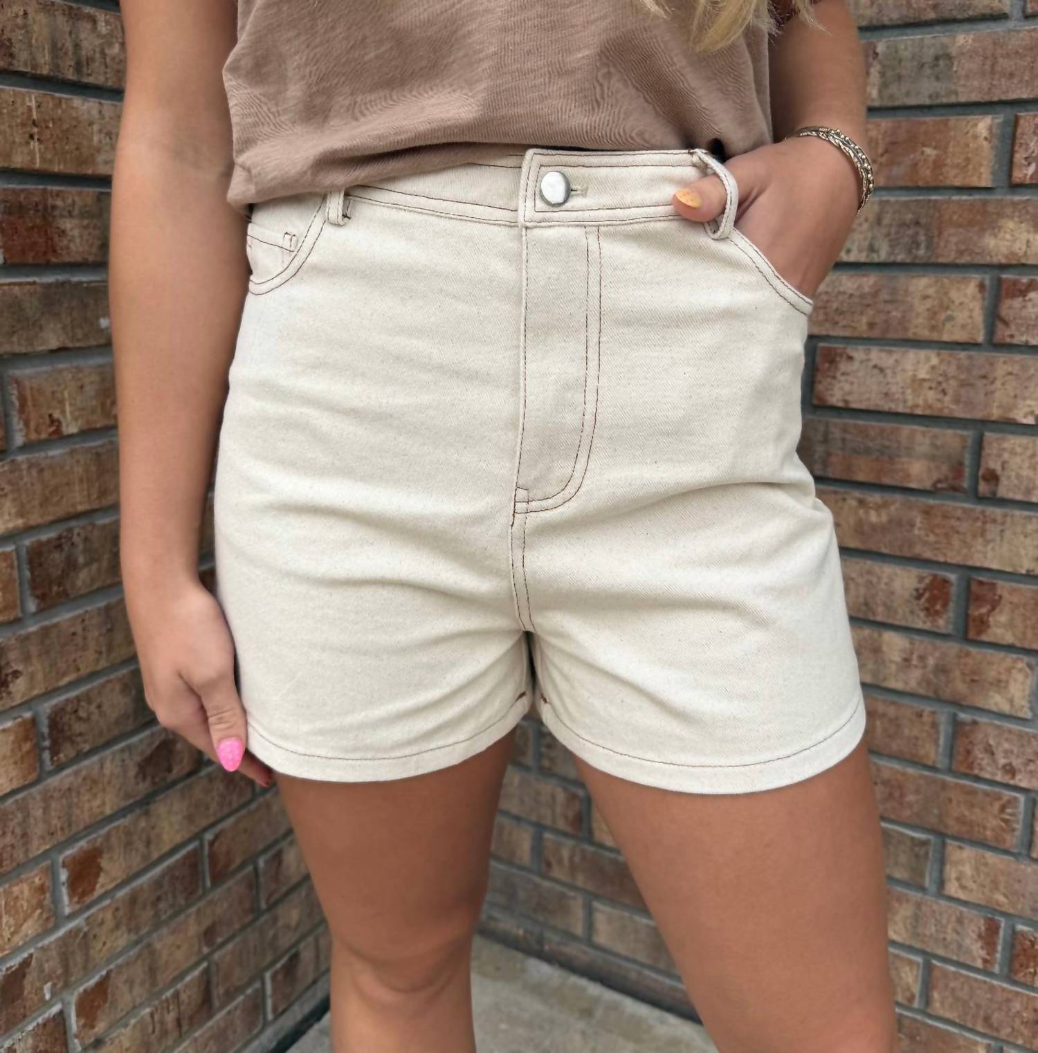 Mother - Get To It High Rise Denim Short