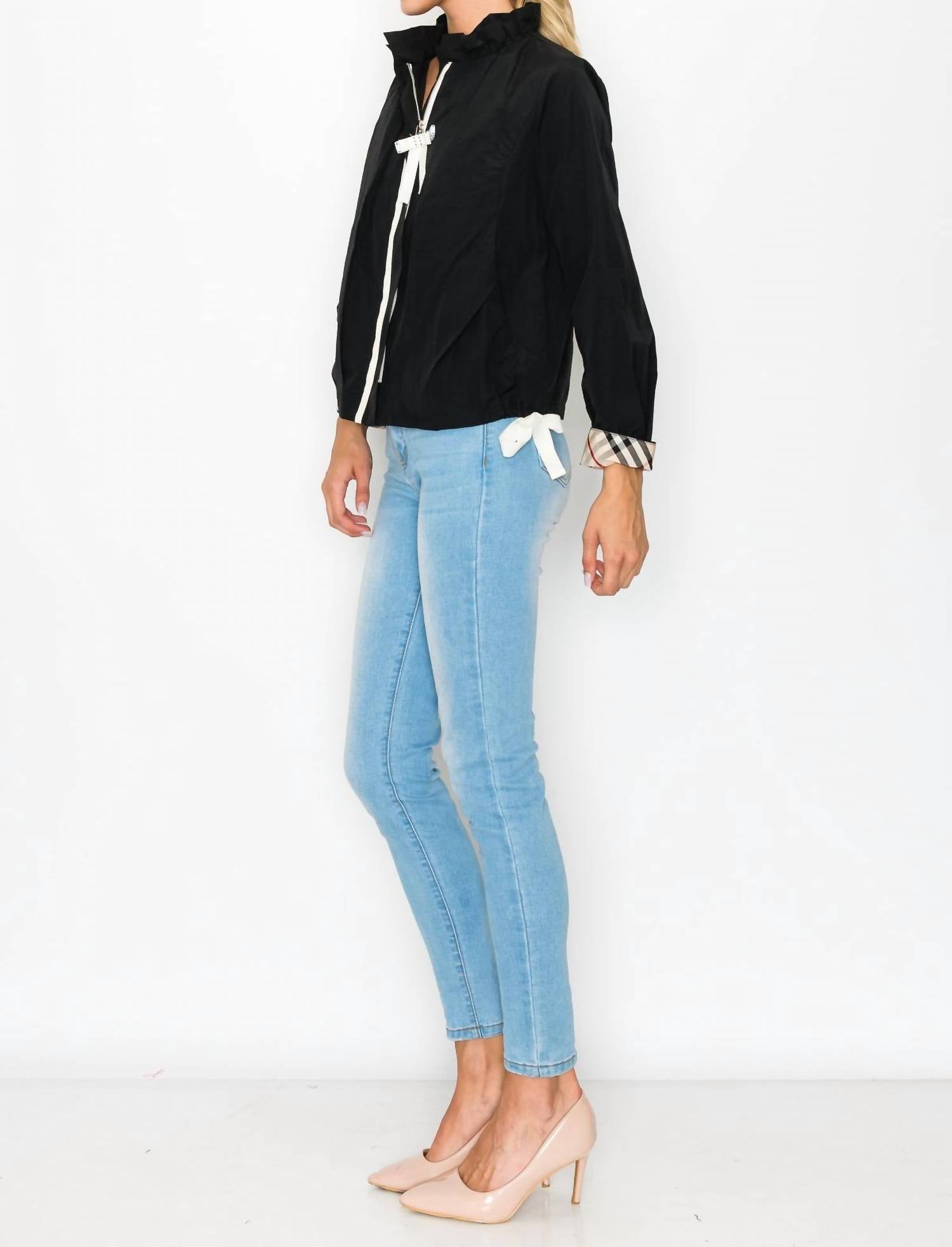 Joh - Jessica Jacket With Plaid Lining