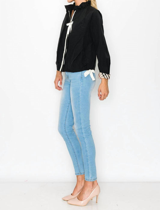 Joh - Jessica Jacket With Plaid Lining