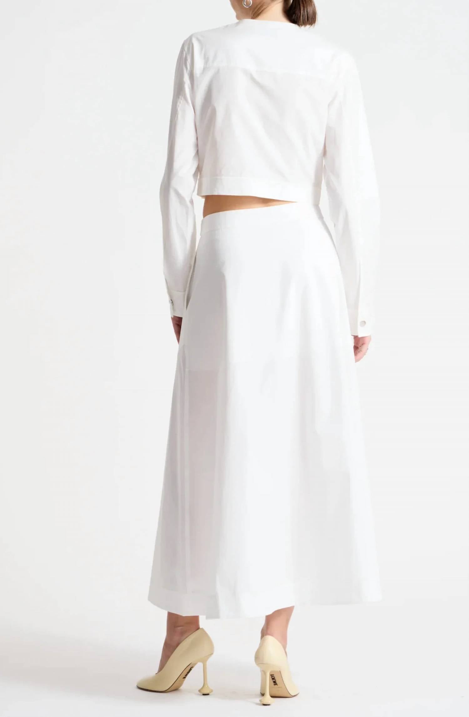Saint Art - Flora Poplin Skirt