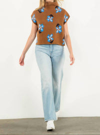 Thml - Fall Flowers Knit Top