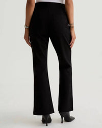 AG Jeans Salma 360 Pull On Flare Pant in black - women's pants - alternate view
