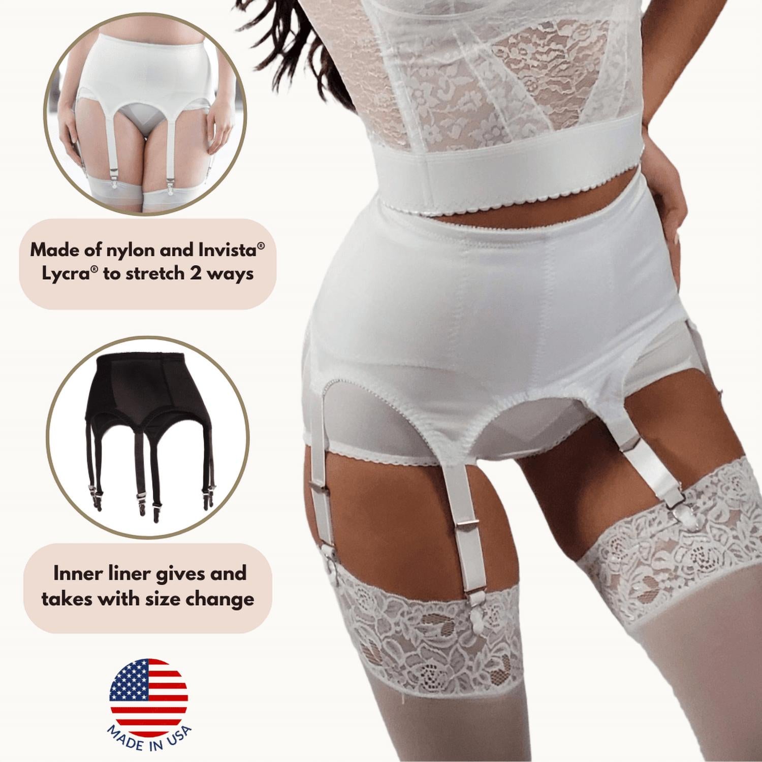 Rago - Six-strap Shaper Garter Belt