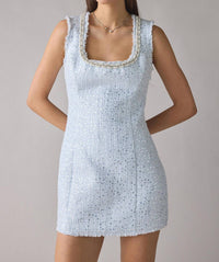 LoveShackFancy Adelaine Dress in country air - women's dress