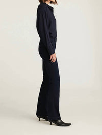 mavi Vicky Bootcut Jeans in ink feather luxe - women's jeans - detail view