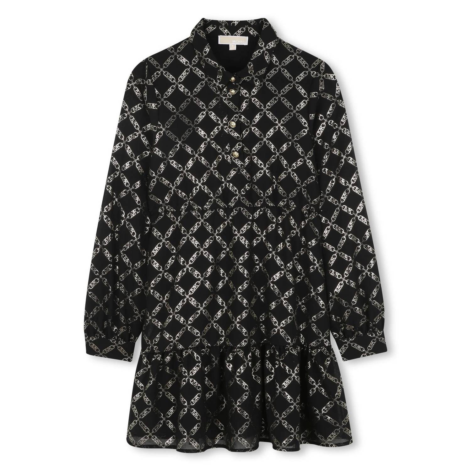 Michael Kors - Kid's Chain-print Lattice Dress