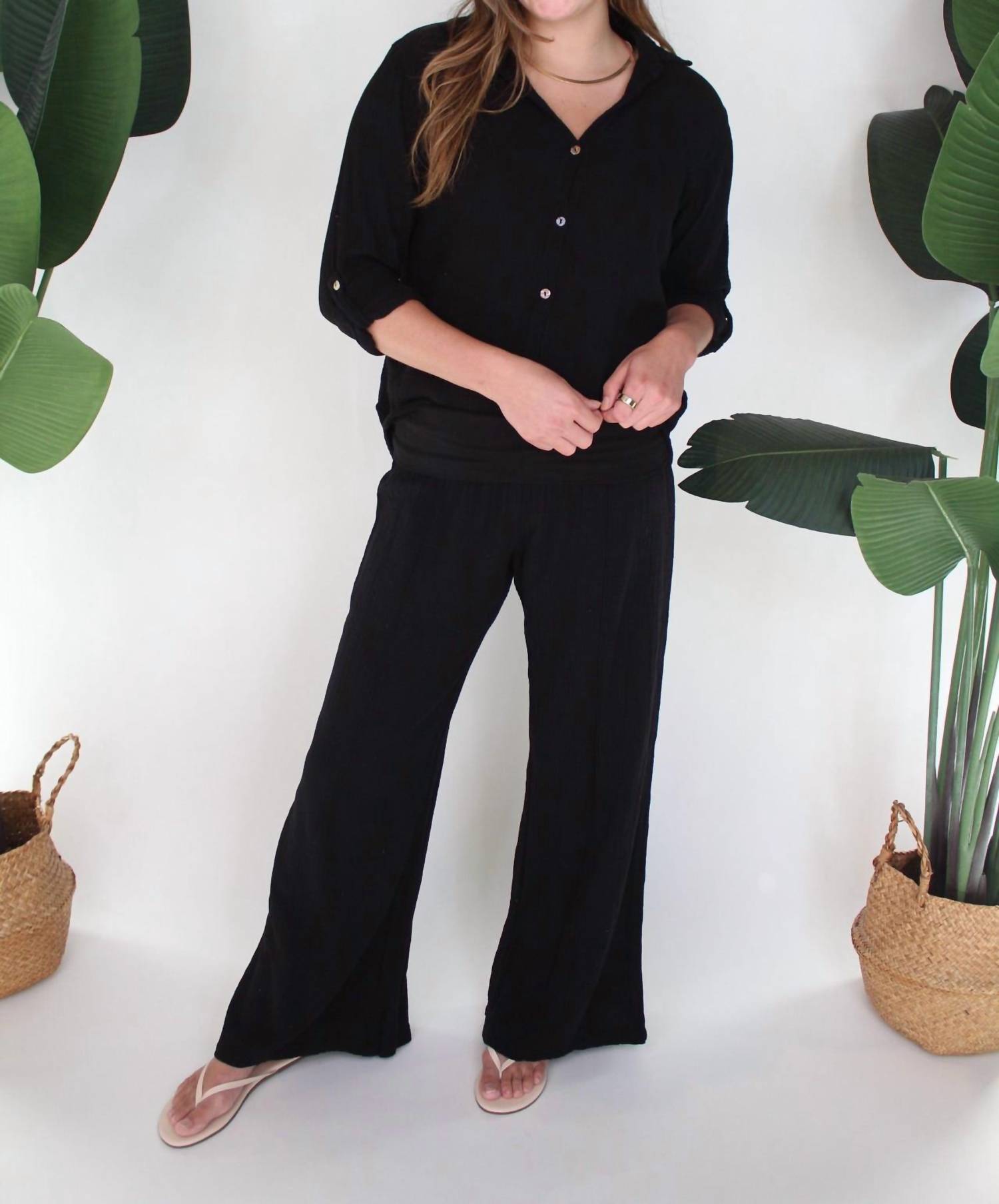 Fresh Laundry - Gauze Button Up Shirt