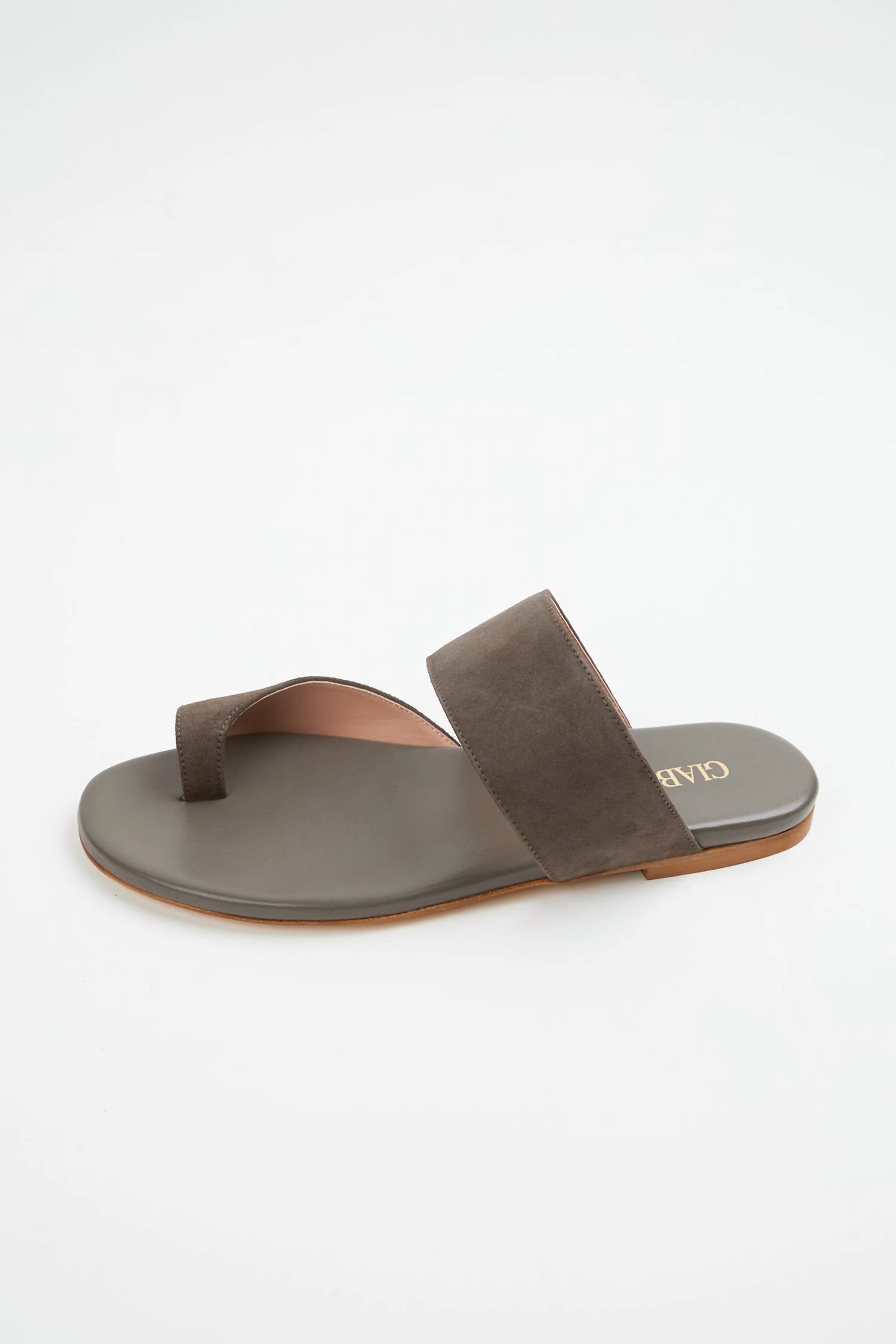 ZEFIRO FLAT SUEDE SANDALS