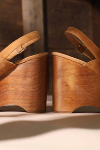 Matisse Women's Fox Wood Bottom Platform Wedges in tan - women's shoe - view 4