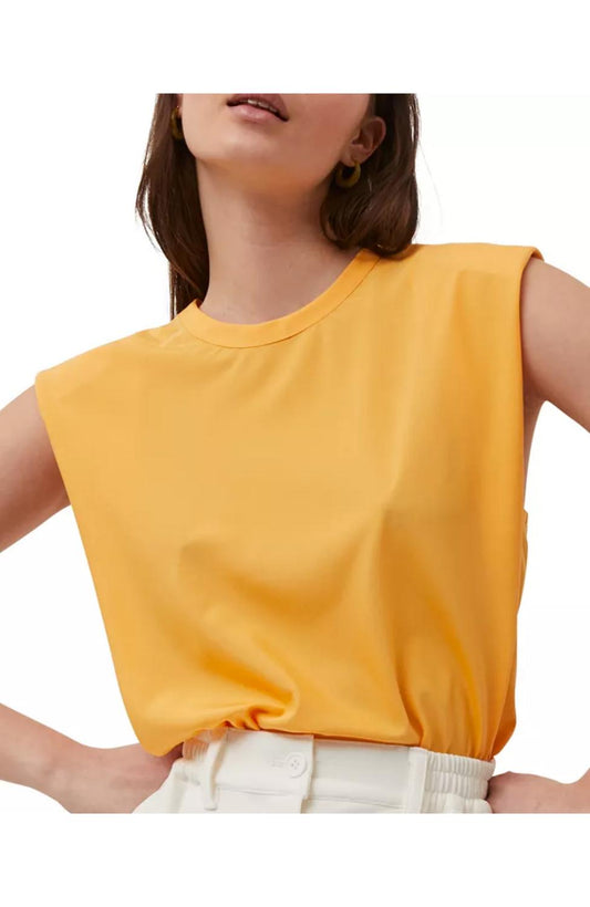 Shoulder Pad Crepe Top