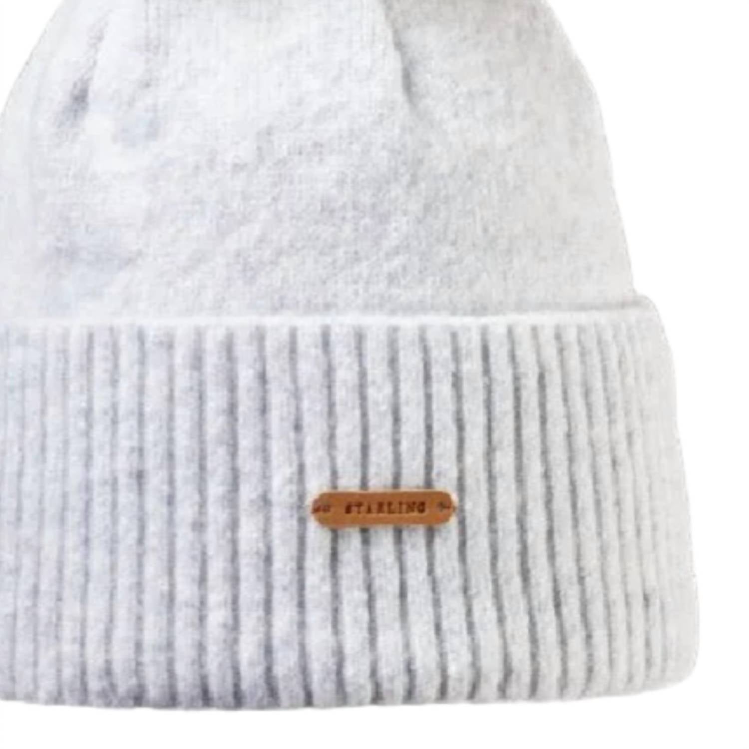 Starling Hats - Women's Tristano Faux Fur Pom Beanie Hat
