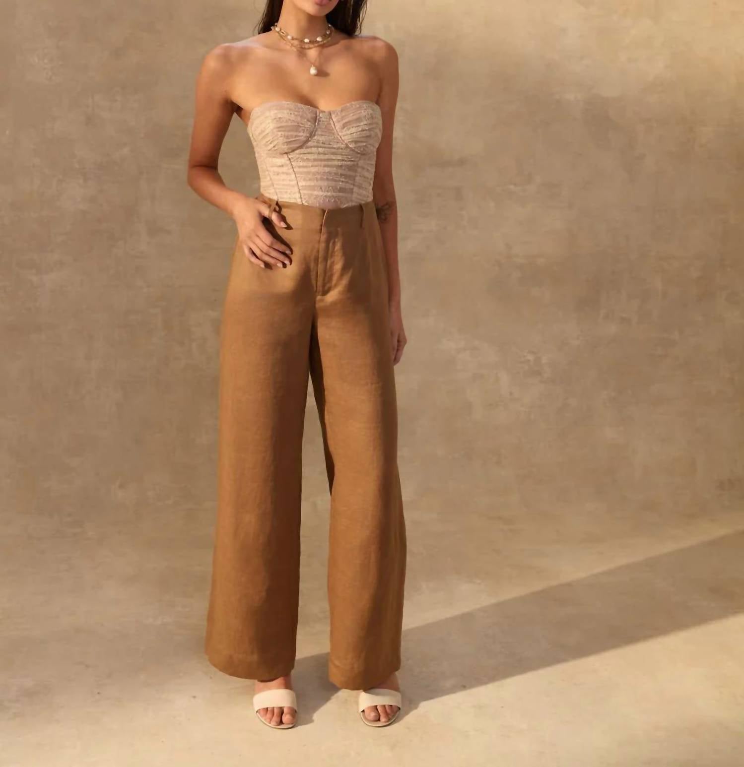 Cami Nyc - Iracemi High Rise Linen Pant