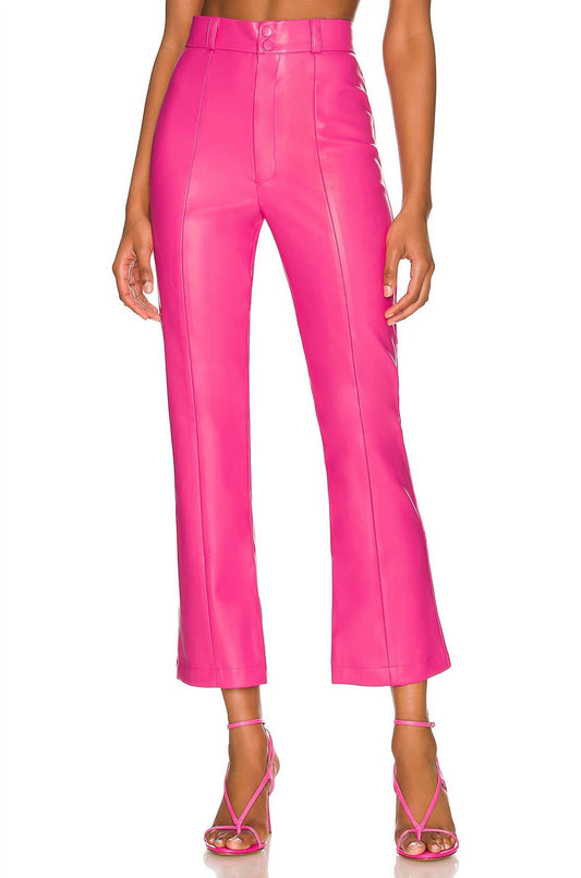 Bardot - Faux Leather Pant
