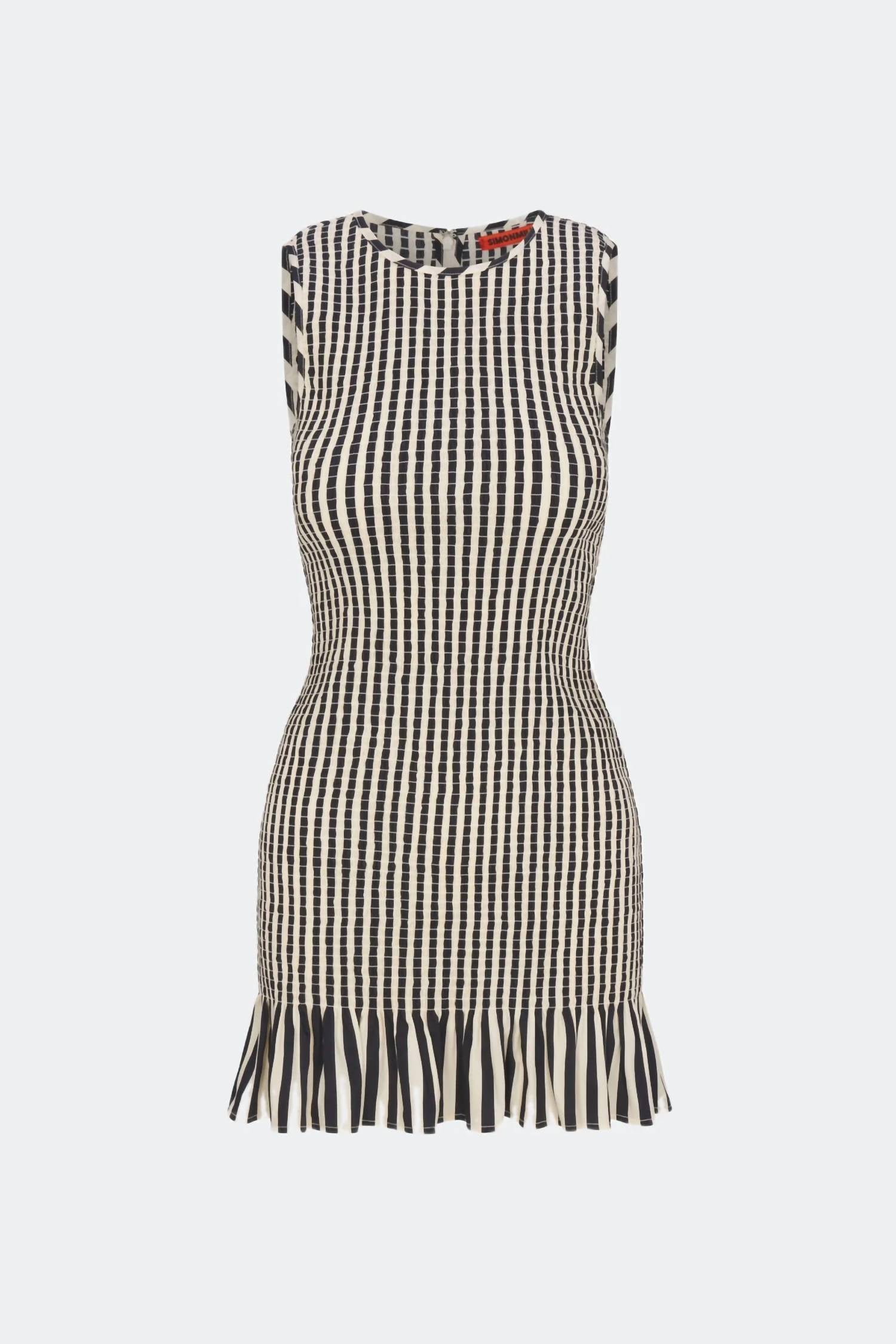Simon Miller - Belle Smocked Mini Dress