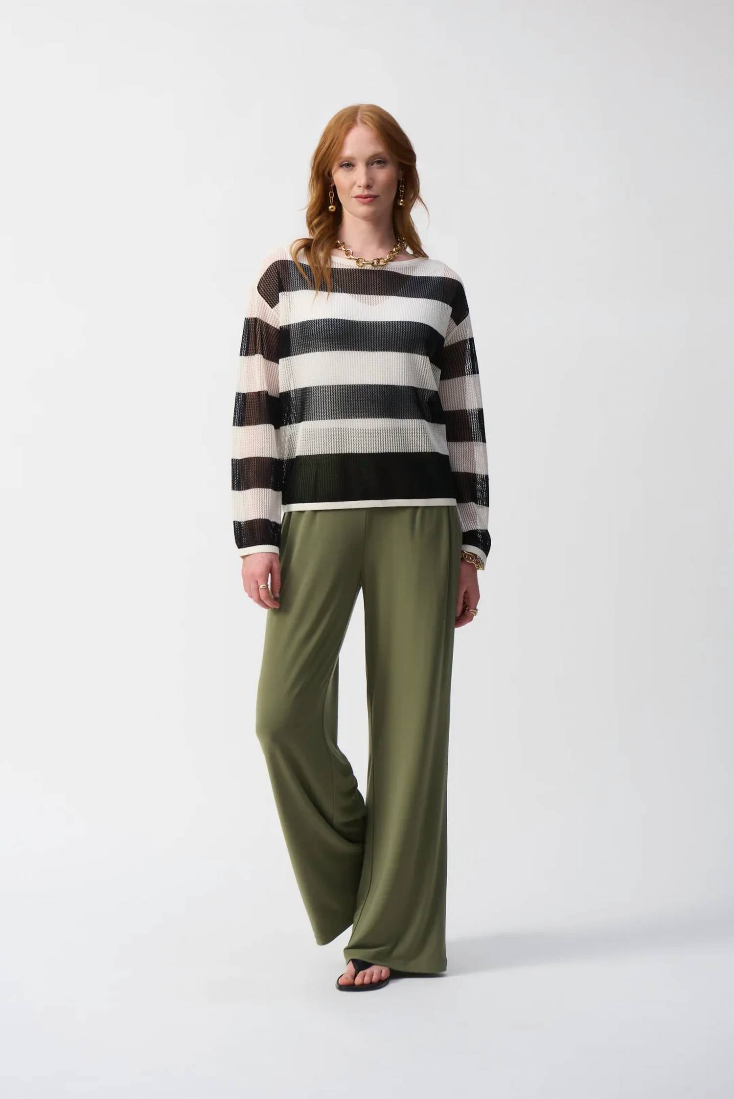 Joseph Ribkoff - Sweater Knit Pullover Top
