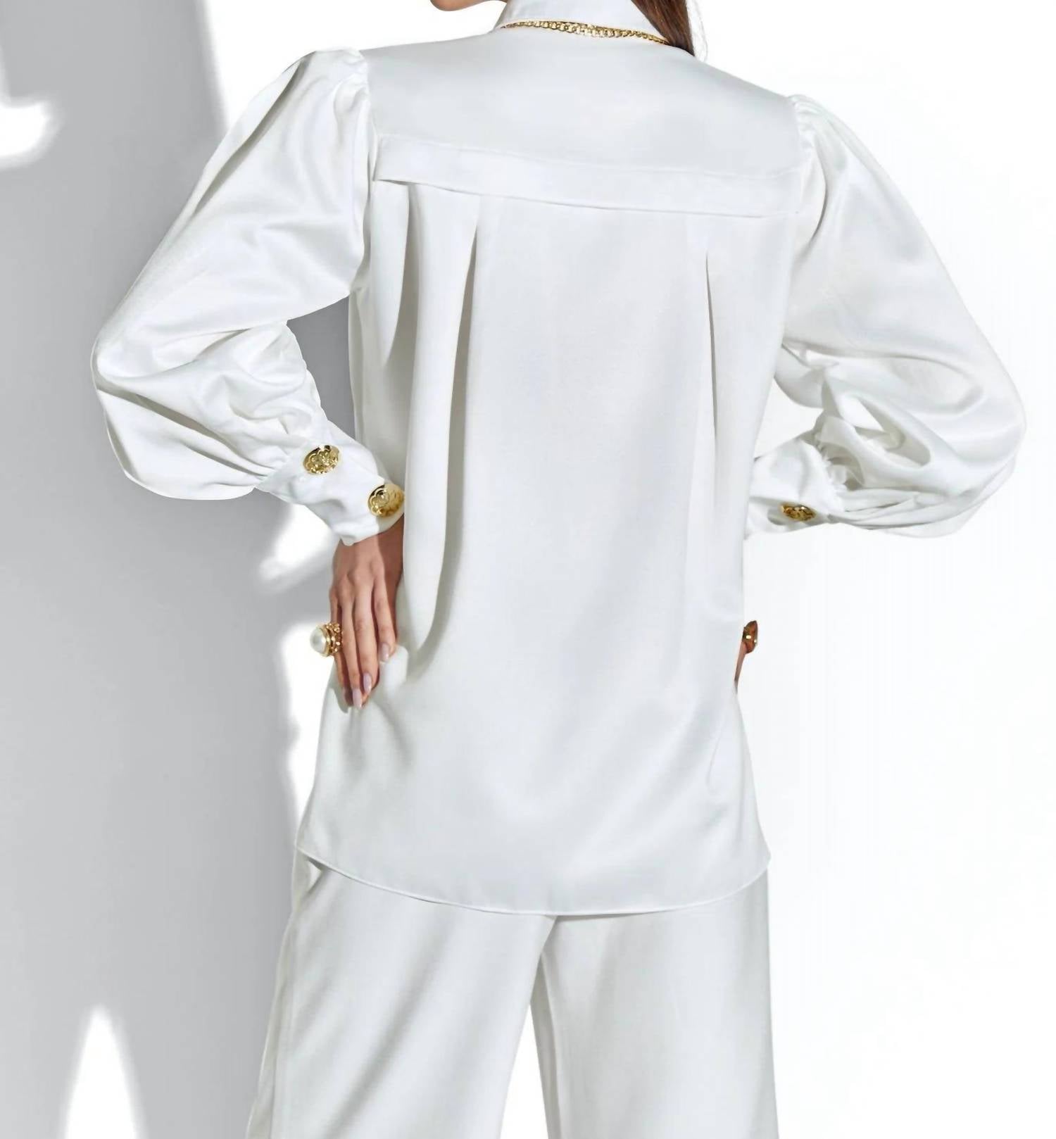 Cristina Sabatini - ALESSIA LONG SLEEVE BLOUSE