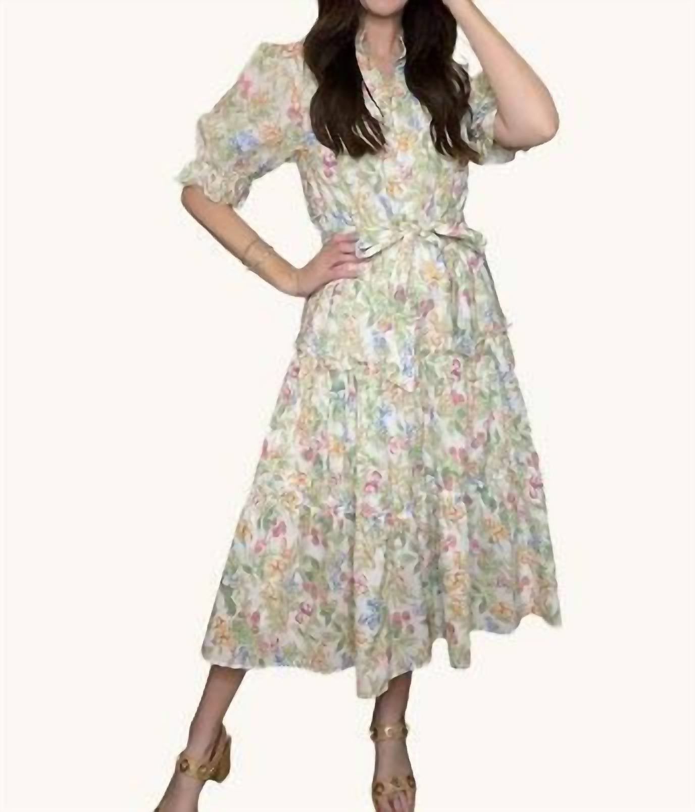 Fate - Summer Sweetness Tiered Midi Dress