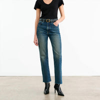 Nili Lotan - Calla High-rise Slim Straight Leg Jeans
