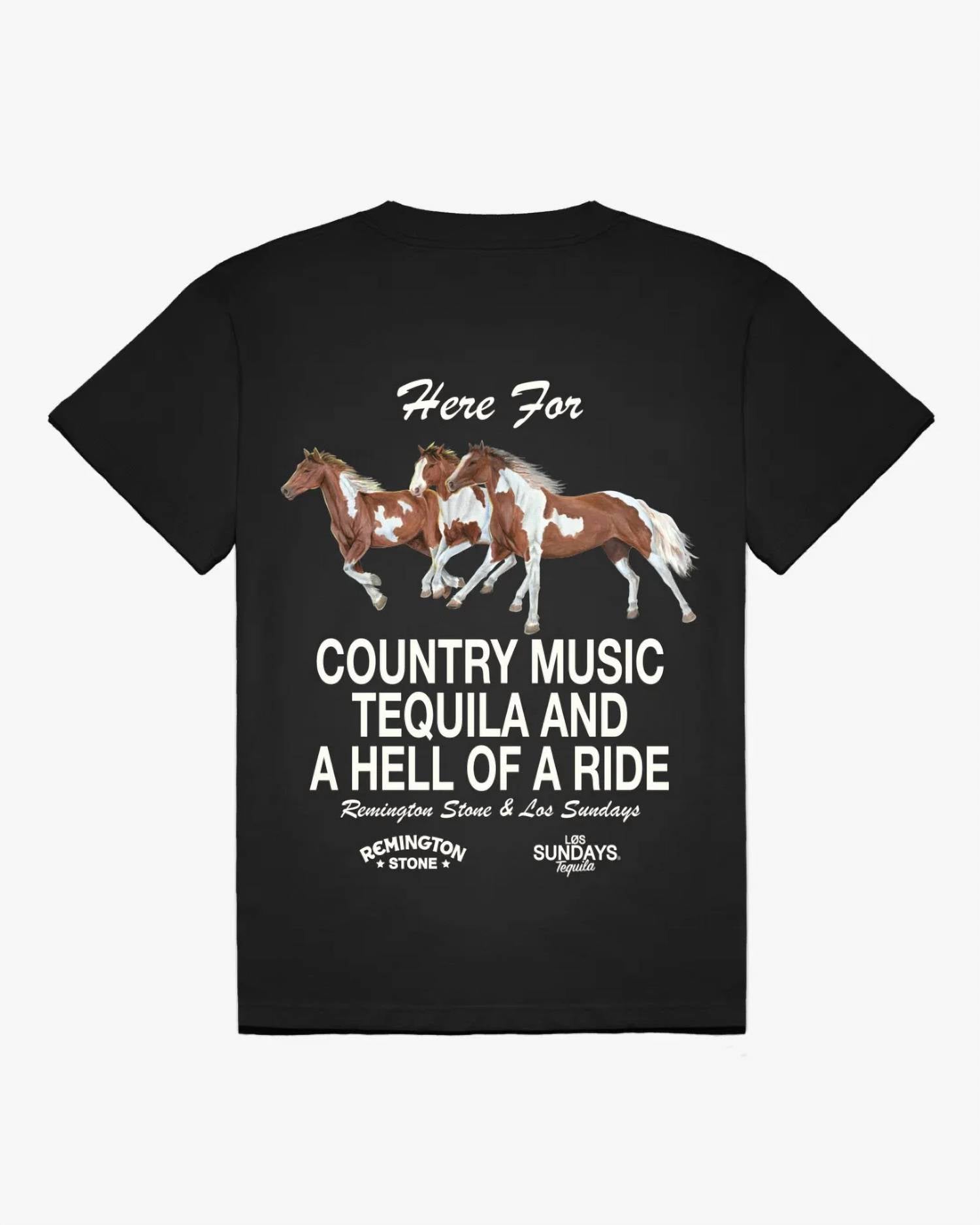 Los Sundays Tequila - Unisex The Hell Of A Ride Tee