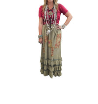 A Rare Bird - Soft Ruffle Patch Skirt