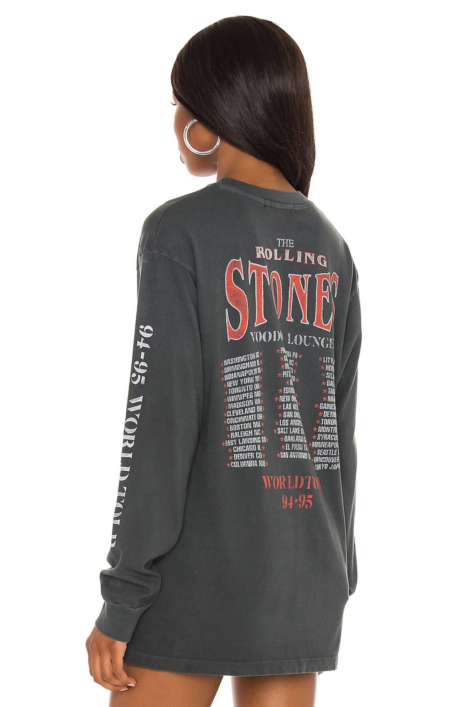 Daydreamer - Rolling Stones Voodoo Lounge Oversized Long Sleeve Tee
