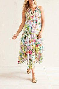 Tribal - Slvless Tiered Dress W/Lining