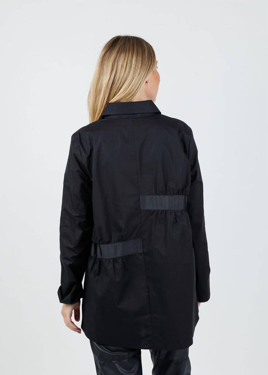 Ozai N Ku - Enid Ruched Button-down Shirt