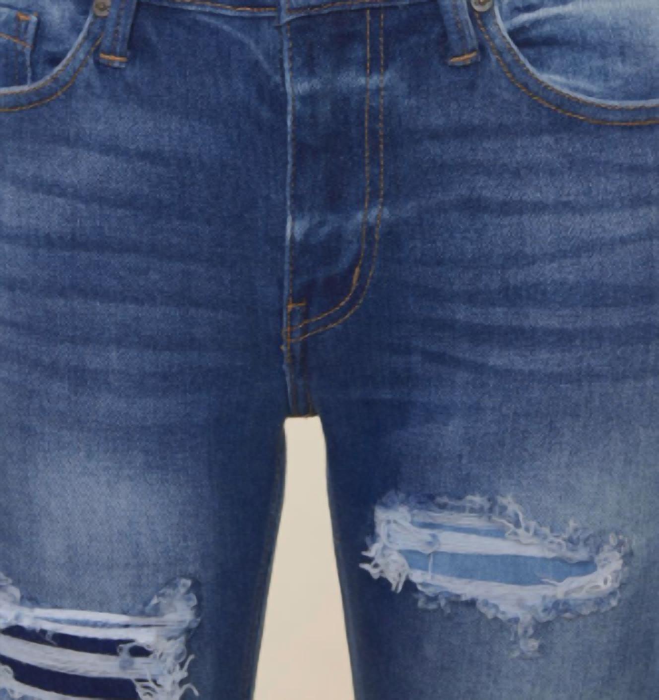 KanCan High Rise Ankle Skinny Jeans in medium wash - women's jeans - view 4