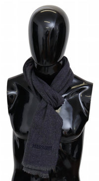 Missoni - Men's Wool Scarf With Logo Embroidery