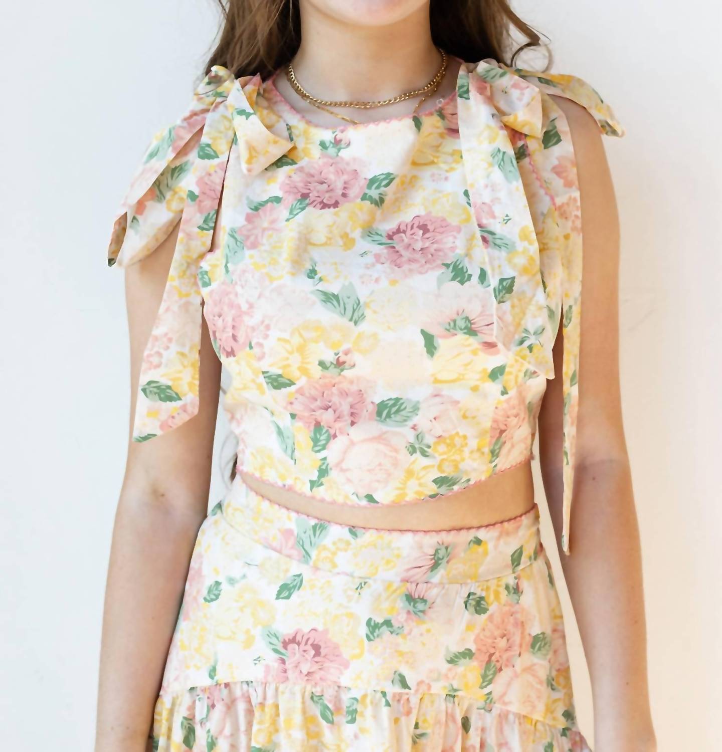 Mable - Daphne Sleeveless Tie Back Top