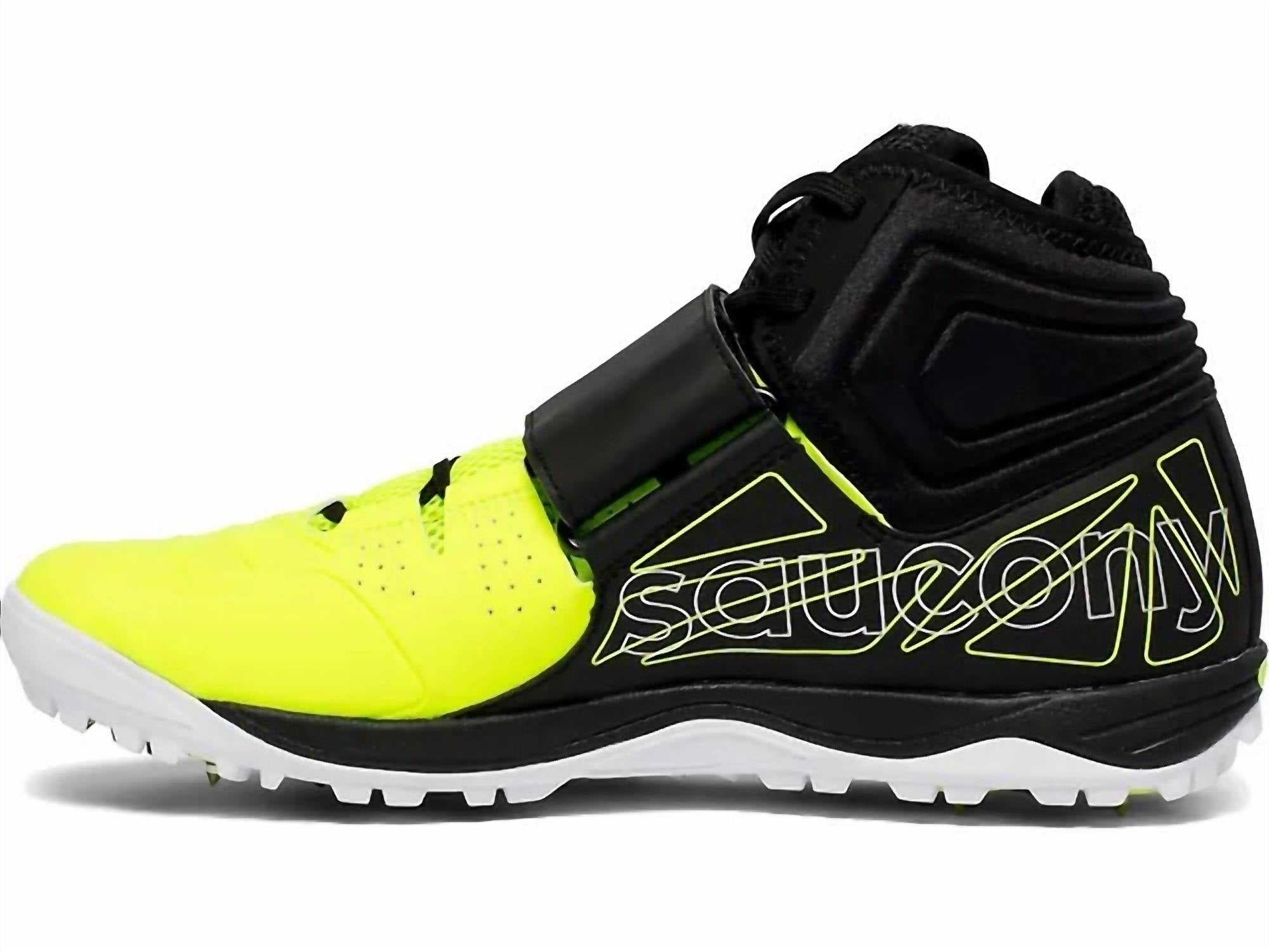SAUCONY Men's Lanzar Jav2 Shoes in black white - men's shoe - detail view