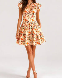 Anna Cate Aimee Mini Dress in shell - women's dress - detail view