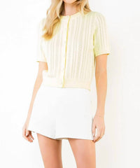 Thml - Short Sleeve Knit Cardigan