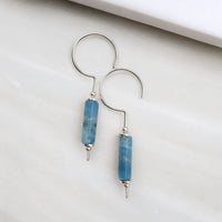 Bijou By Sam - Women's Tube Drop Threader Earrings
